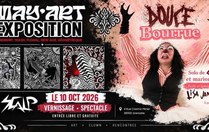 Image d'une affiche de spectacle de clown